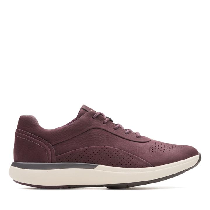 Clarks Un Cruise Lace - Aubergine - Womens 5