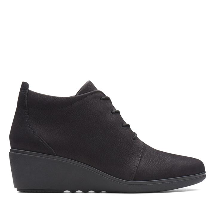 Clarks Un Tallara Eva - Black Nubuck - Womens 5