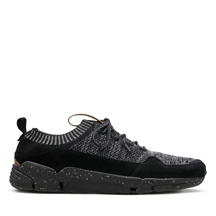 Clarks Tri Active Knit - Black - Mens 9.5