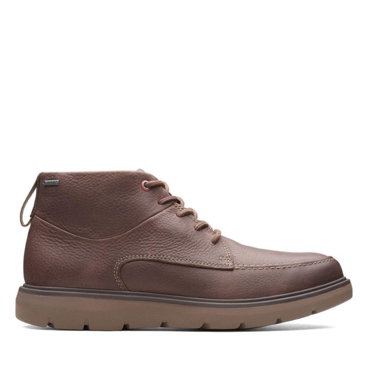 Clarks Un Map Warmgtx - Dark Brown Leather - Mens 12