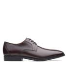 Clarks Gilman Lace - Burgundy Leather - Mens 10