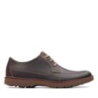 Clarks Vargo Walk - Dark Brown Leather - Mens 9