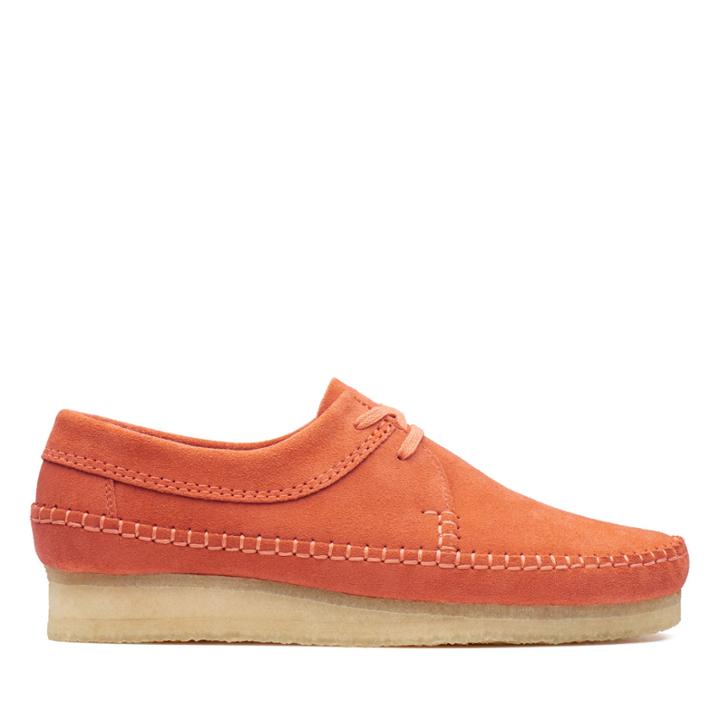 Clarks Weaver - Spice Orange Suede - Mens 10