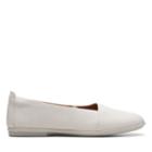 Clarks Un Coral Step - White Leather - Womens 11