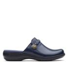 Clarks Leisa Carly - Navy Leather - Womens 8