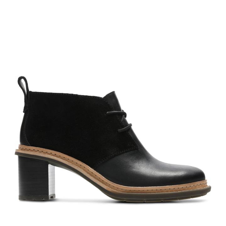 Clarks Trace Glow - Black Combination - Womens 7.5