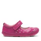 Clarks Softly Lou First - Pink Leather - Childrens 5.5