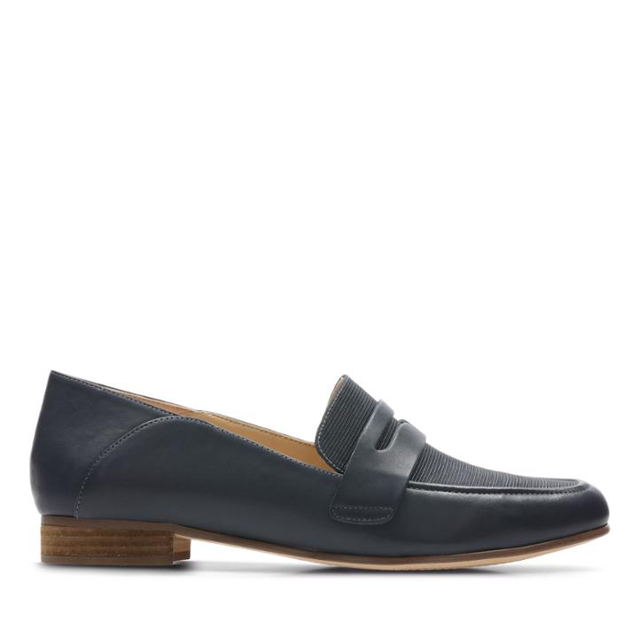 Clarks Pure Iris - Dark Grey Combi - Womens 7.5
