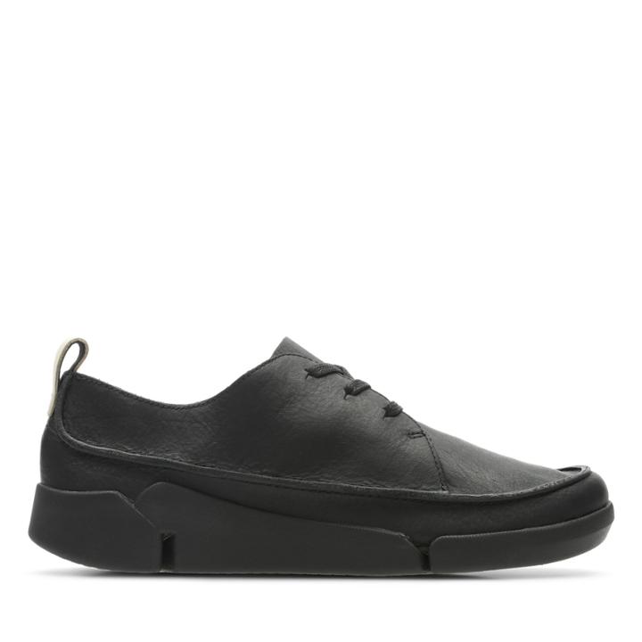 Clarks Tri Clara - Black Leather - Womens 8.5