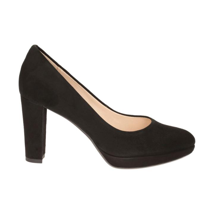 Clarks Kendra Sienna - Black Suede - Womens 9