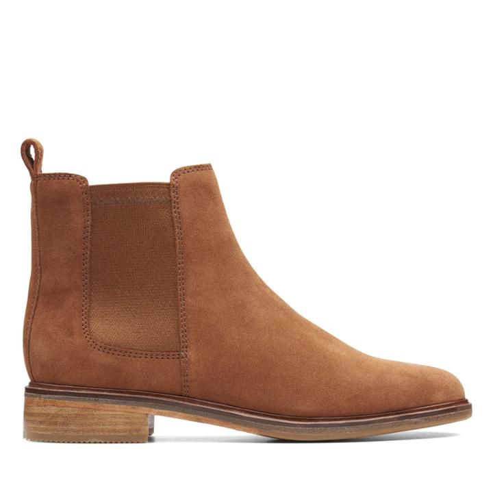 Clarks Clarkdale Arlo - Dark Tan Suede - Womens 8