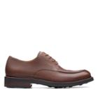 Clarks Whitman Lace - Dark Tan Leather - Mens 9