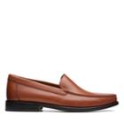Clarks Tisbury Loafer - Tan Leather - Mens 9.5