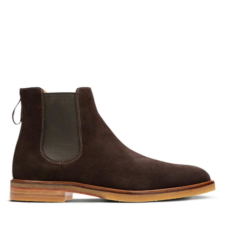 Clarks Clarkdale Gobi - Dark Brown Suede - Mens 12