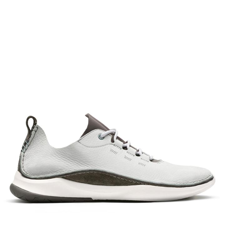 Clarks Privolution Lo - Light Grey Nubuck - Mens 9