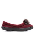 Clarks Fleece Charm - Burgundy - Womens 5