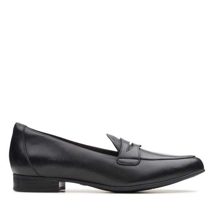 Clarks Un Blush Go - Black Leather - Womens 6.5