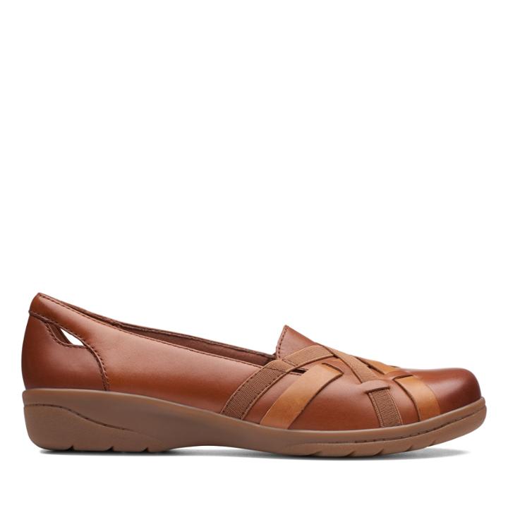 Clarks Cheyn Creek - Mahogany Leather - Womens 8