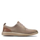 Clarks Hale Lace - Taupe Nubuck - Womens 6.5
