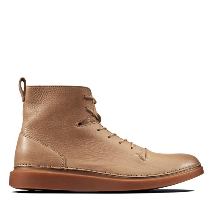 Clarks Hale Rise - Sandstone Leather - Mens 9