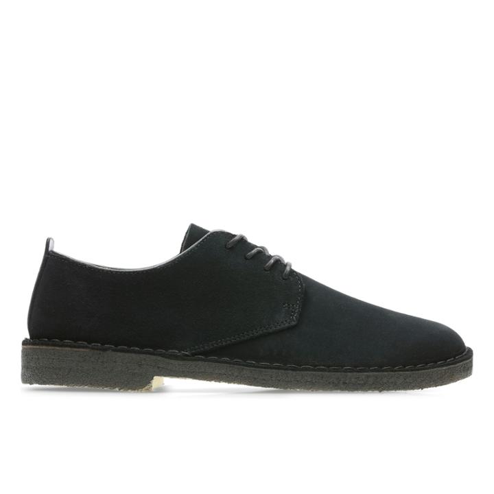 Clarks Desert London - Black Suede - Mens 10