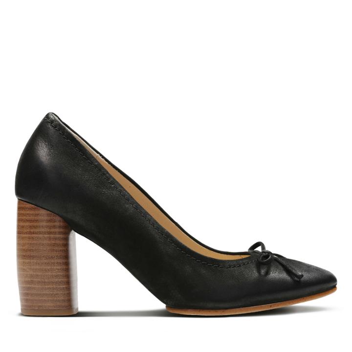 Clarks Grace Nina - Black Nubuck - Womens 6.5