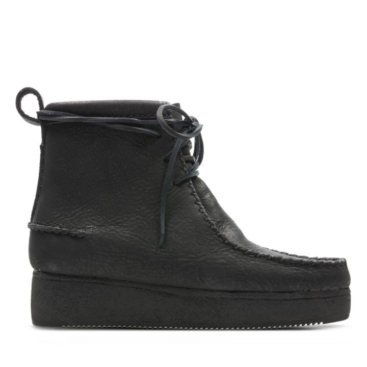 Clarks Wallabee Craft - Black Nubuck - Womens 7