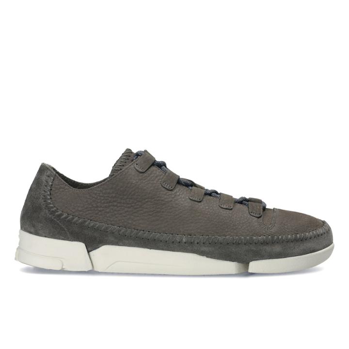 Clarks Trigenic Flex 2 - Grey Nubuck - Mens 10.5