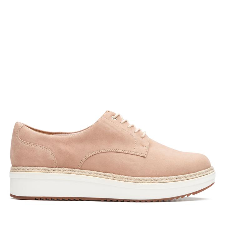 Clarks Teadale Rhea - Beige Suede - Womens 8