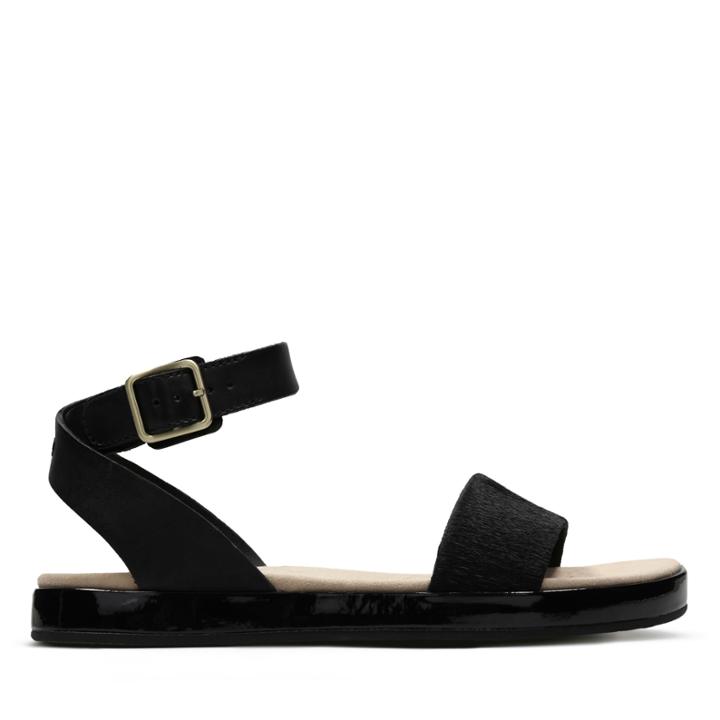Clarks Botanic Ivy - Black Combination - Womens 6
