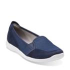 Clarks Charron Artic In Navy Nubuck