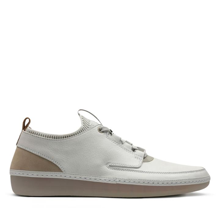 Clarks Nature Iv - White Combi - Mens 9.5