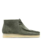 Clarks Wallabee Boot - Olive Suede - Mens 7