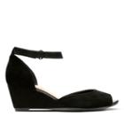 Clarks Flores Raye - Black Suede - Womens 6.5