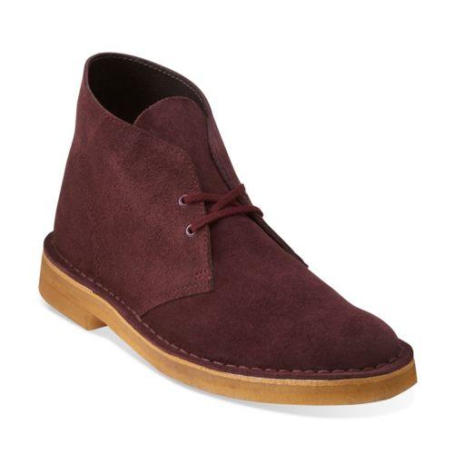 Originals Desert Boot In Wine Suede