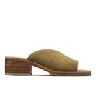 Clarks Amara Mule - Olive Suede - Womens 6