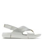 Clarks Tri Chloe - White/silver - Womens 7.5