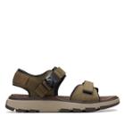 Clarks Un Trek Part - Dark Olive Nubuck - Mens 11.5