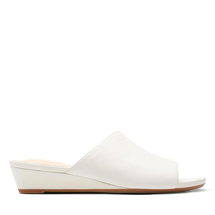 Clarks Parram Waltz - White Leather - Womens 7