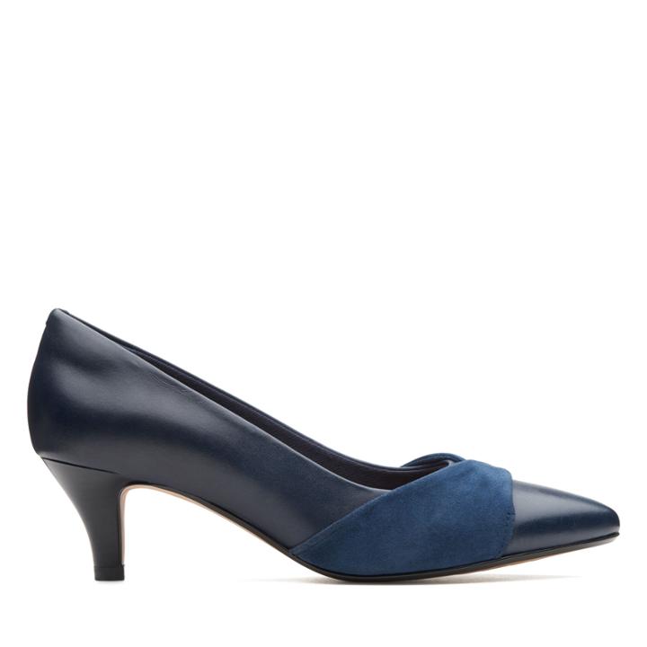 Clarks Linvale Vena - Navy Combination - Womens 5