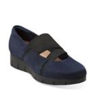 Clarks Daelyn Villa In Navy Suede