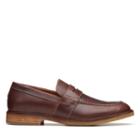 Clarks Clarkdale Flow - Mahogany Leather - Mens 9.5