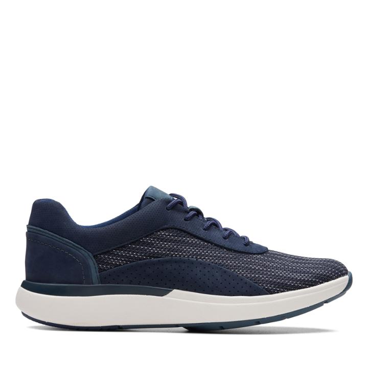 Clarks Un Cruise Lace - Navy Combi Nubuck - Womens 8.5