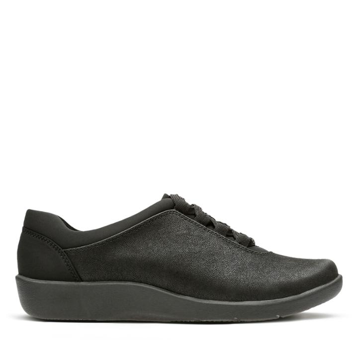 Clarks Sillian Pine - Black Synthetic - Womens 7.5