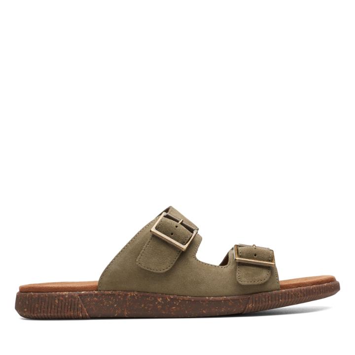 Clarks Vine Cedar - Olive Suede - Mens 10