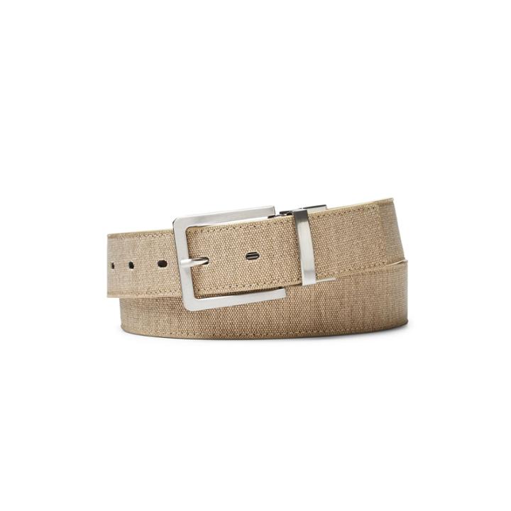 Clarks Canvas Belt - Stone - Mens Accessories 40