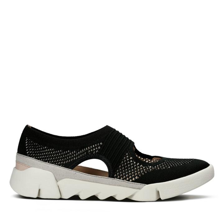 Clarks Tri Blossom - Black Combination - Womens 9.5