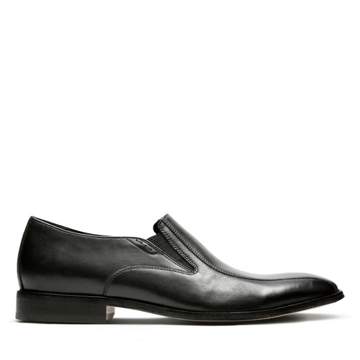 Clarks Nantasket Step - Black Leather - Mens 8
