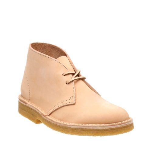 Clarks Desert Boot. In Natural Veg Tan Leather