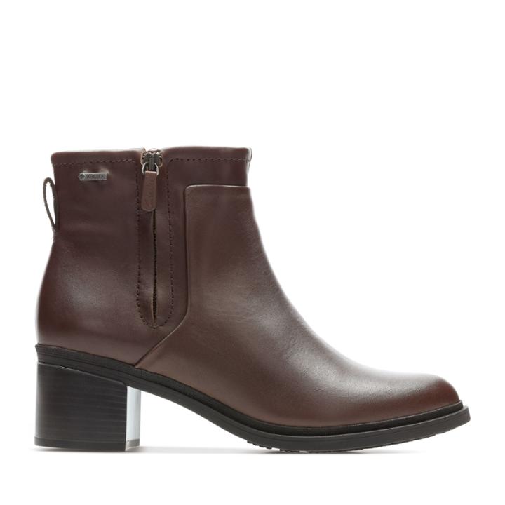 Clarks Brooklyn Bay Gore-tex - Tan Leather - Womens 7